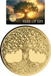 Monnaie TREE OF LIFE 1/1000 Oz Medaille Or (PRÉCOMMANDE)