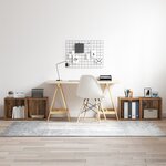 vidaXL Meubles TV - 4 pièces en bois ancien - 37 x 35 x 37 cm - Bois aggloméré