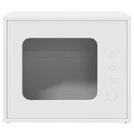 vidaXL Maison pour chat Blanc 51 x 30 x 42 cm Bois d'ingénierie