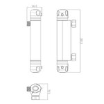 ROUSSEAU Robinet mitigeur thermostatique douche Volga 2
