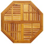 vidaXL Dessus de table 90x90x2 2 cm octogonal bois massif d'acacia