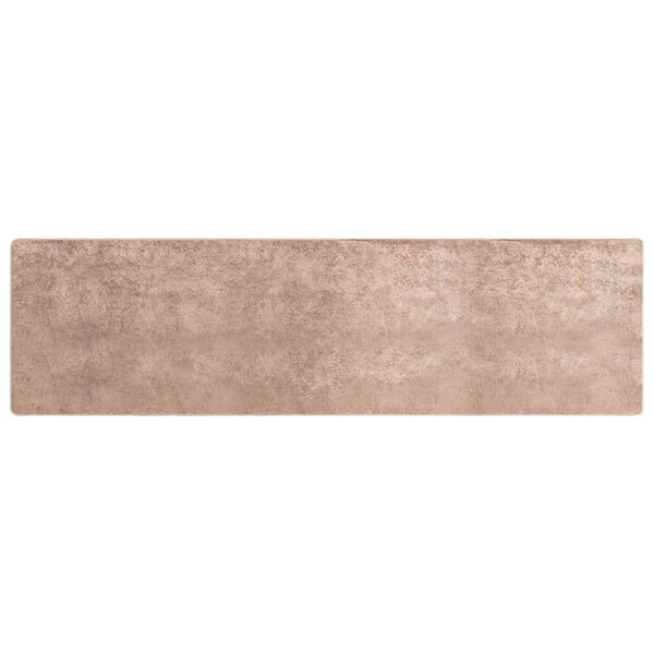 vidaXL Coureur de Tapis MARSA Sable 100 x 400 cm Polyester et PVC