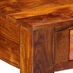 vidaXL Bureau 100x50x75 cm Bois massif d'acacia