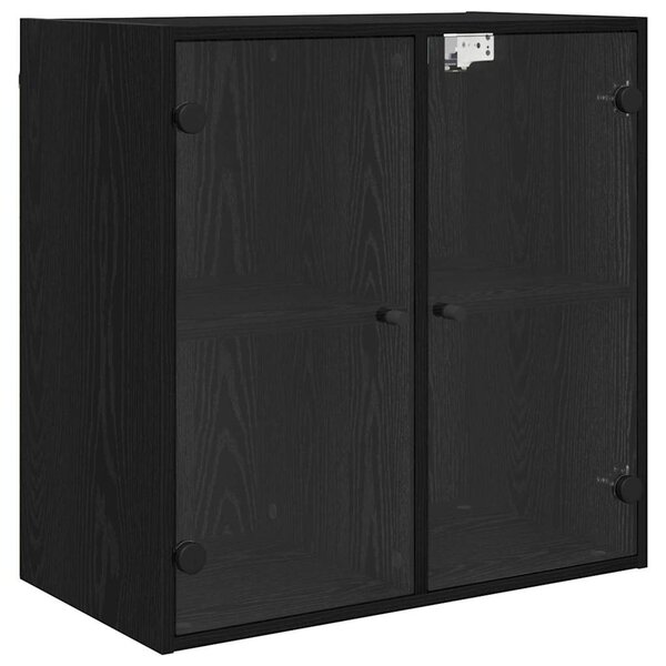 vidaXL Meuble mural Chêne noir 68 x 37 x 68 5 cm Bois d'ingénierie