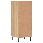 vidaXL Buffet Chêne sonoma 34 5x34x90 cm Bois d'ingénierie