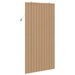 vidaXL Store enrouleur Autre Marron Clair 120 x 220 cm Bambou