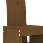 vidaXL Ensemble de bar de jardin 5 Pièces marron miel bois de pin massif