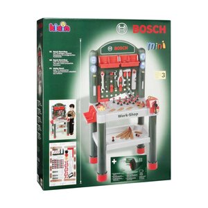 Theo Klein 8314 - Établi Bosch vert avec visseuse Ixolino