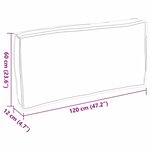 vidaXL Coussin pour assise / dossier de palette avec oreiller Anthracite