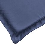 vidaXL Coussin de chaise longue bleu marine tissu oxford