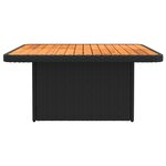 vidaXL Canapé de jardin avec accoudoirs et table relevable 2 Pièce