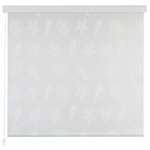 vidaXL Store roulant de douche 140x240 cm Étoile de mer