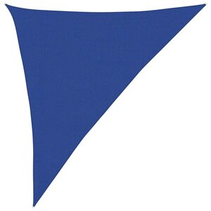 vidaXL Voile d'ombrage 160 g/m² triangulaire bleu 3x4x5 m PEHD