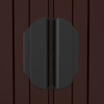 vidaXL Abri de jardin Marron foncé 192x1021x223 cm Acier galvanisé