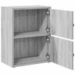 vidaXL Bibliothèque sonoma gris 40x24x52 cm bois d'ingénierie