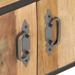 vidaXL Table basse 90x50x39 cm Bois de récupération massif