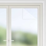 vidaXL Film de fenêtre auto-adhésif Blanc dépoli 90 x 1000 cm PVC