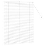 vidaXL Stores vénitiens Blanc 130 x 105 cm Aluminium