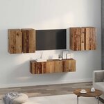 vidaXL Ensemble meuble TV 6 Pièces Bois ancien 60 x 30 x 30 cm