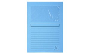 Paquet de 100 chemises à fenêtre SUPER 160g/m2 - 22x31cm EXACOMPTA