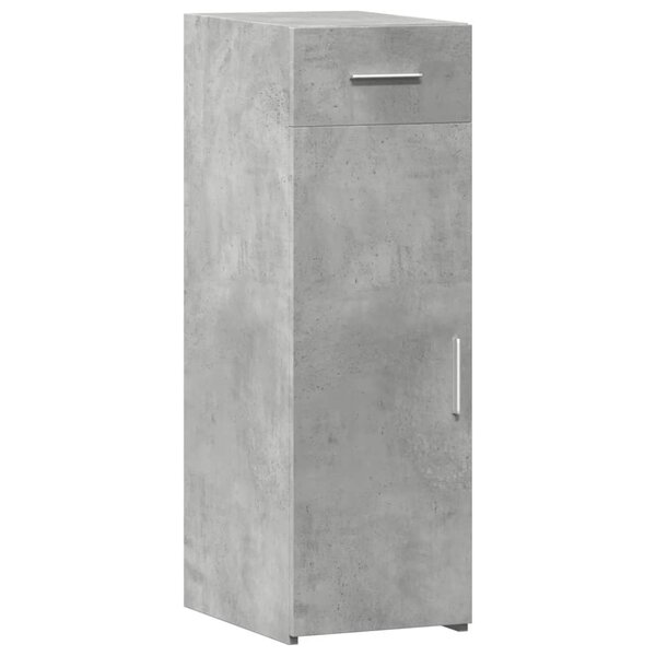 vidaXL Buffet gris béton 30x42 5x93 cm bois d'ingénierie