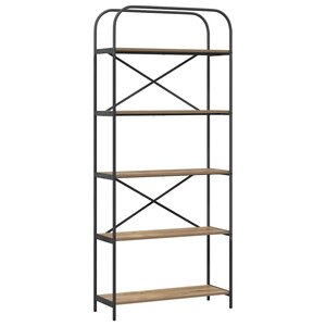 vidaXL Étagère Chêne artisanal 80 x 30 x 183 cm Bois d'ingénierie