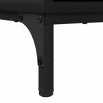 vidaXL Buffet Noir 69 5 x 33 x 82 cm Bois d'ingénierie