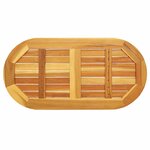 vidaXL Plateau de table Huile Naturelle 90 x 45 x 2 cm