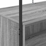 vidaXL Porte-vêtements Gris 100 x 44 x 160 cm Bois d'ingénierie