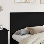 vidaXL Tête de lit Chêne noir 180 cm Bois d'ingénierie