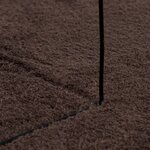 vidaXL Tapis doux à poils moyens et lavable HUARTE Marron 200 x 280 cm