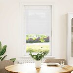 vidaXL Store plissé blanc 60x100 cm largeur du tissu 59 4 cm polyester