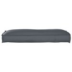 vidaXL Coussin pour dossier de palette Anthracite 120 x 40 x 12 cm