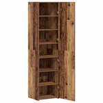 vidaXL Haut Armoire 2 Pièces Bois ancien 45 x 42 5 x 185 cm