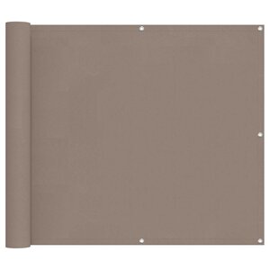 vidaXL Écran de balcon 90 x 200 cm Oxford alu enduit de PU