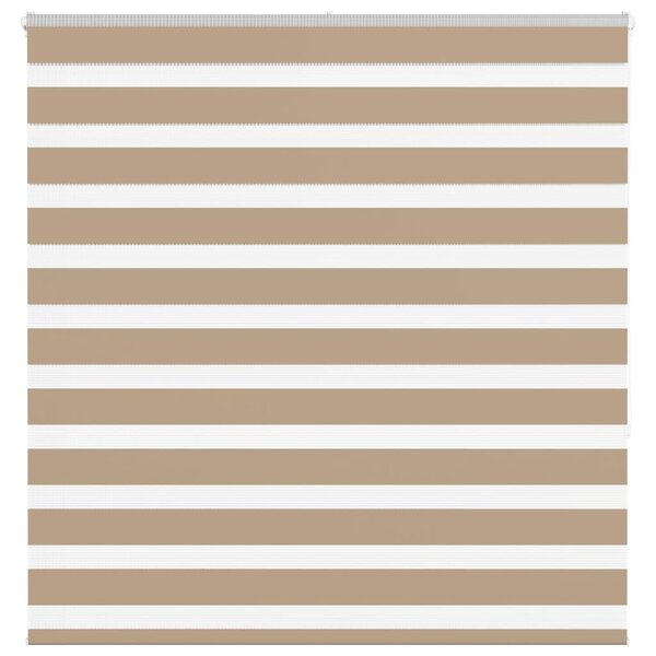 vidaXL Store zèbre marron sable largeur du tissu 145 9 cm polyester