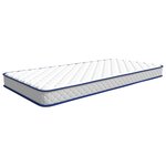 vidaXL Matelas en mousse à mémoire de forme blanc 90x190x17 cm doux