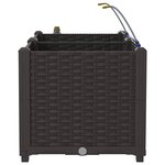 vidaXL Pots de jardin Marron 80 x 40 x 37.5 cm Acier