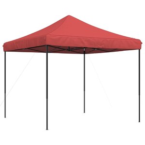 vidaXL Tente de fête 292 x 292 x 315 cm Bordeaux Tissu Oxford