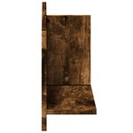 vidaXL Armoire murale 70x16 5x30 cm chêne fumé bois d'ingénierie