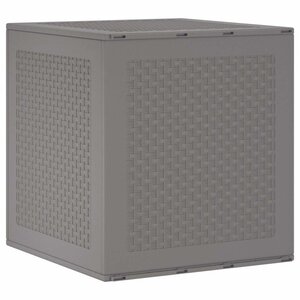 vidaXL Boîte de Rangement de Jardin Gris clair 55 x 53 x 57 cm