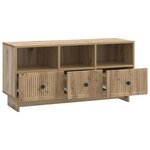 vidaXL Meuble TV 102 x 34 5 x 50 cm Chêne artisanal Bois d'ingénierie
