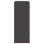 vidaXL Boîte de dépôt de colis Noir 41 x 38 x 103 cm Acier
