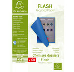 Paquet de 100 chemises FLASH 220 100% recyclé 24x32cm Rouge EXACOMPTA