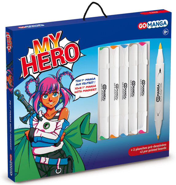 Kit Dessin Manga Go Manga My Hero Lisa