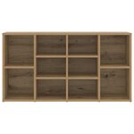 vidaXL Banc à chaussures Chêne artisanal 103 x 30 x 54 5 cm