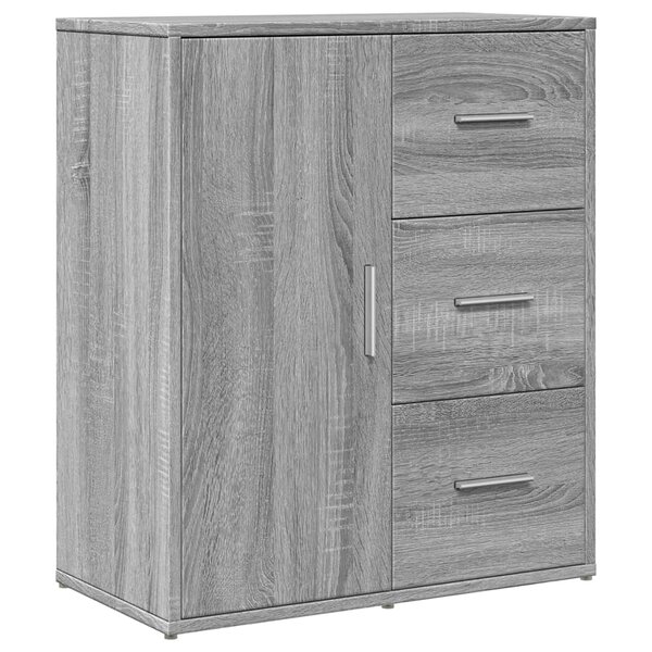 vidaXL Buffet sonoma gris 60x31x70 cm bois d'ingénierie