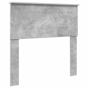 vidaXL Tête de lit Gris béton 80 cm Bois d'ingénierie
