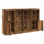 vidaXL Buffet Bois ancien 163 x 37 x 100 cm Bois d'ingénierie