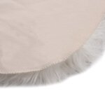 vidaXL Tapis 60 x 90 cm Peau de mouton synthétique Mélange de gris